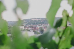 Ausblick über Würzburg bei der Weingut Hochzeit mit Hochzeitsfotograf Conny Schöffmann Photography